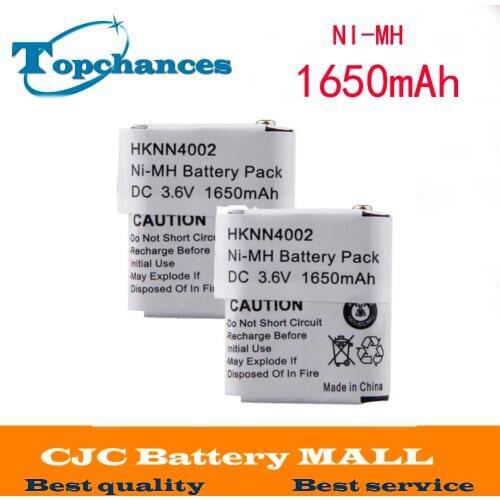 2pcs 1650mAh Ni-Mh Battery for MOTOROLA Talkabout T4800 T5800 EM1000 MR350 MS350
