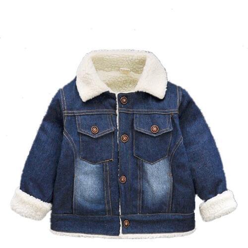 2019 winter Boys and girls coat Outwear coat Kids clothes Plus velvet Thicken warm winter products Baby clothes