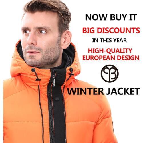 2020 Men Winter Jacket Thicken Male Parkas High Quality Winter Coat Hooded Brand Clothing Bio-Down Jackets Free Shipping 19199
