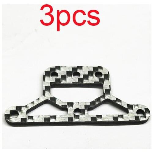 3PCS 94976/95387 1.5mm Carbon Fiber Counterweight Bracket Lightweight Support Parts Tamiya Mini 4WD DIY Acc