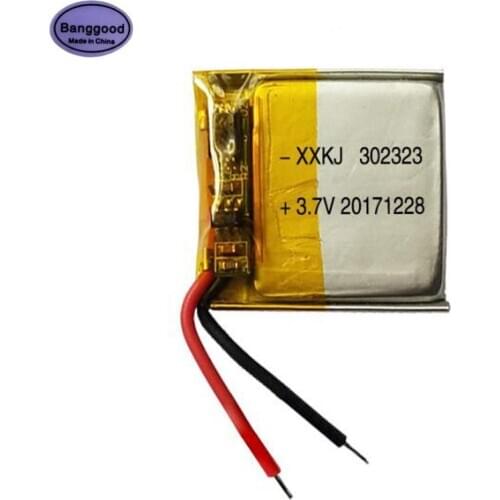 Banggood 3.7V 120mAh 302323 032323 Lipo Polymer Lithium Rechargeable Li-ion Battery Cells for Bluetooth Speaker MP3 MP4