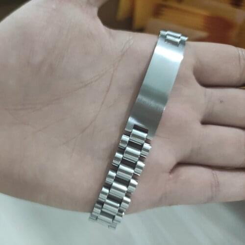 Stainless Steel Gold Color Titanium Plated Custom Name Bracelets Charm Customized any letter bracelet Trendy Mens jewelry Gifts