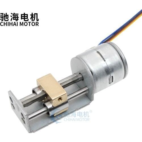 Chihai motor CHS-SM2016-SS32 20mm Micro Slider Linear Stepping Motor Screw Motor with Bracket for micro 3D printer