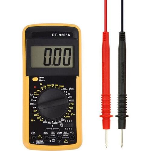 Digital Multimeter AC DC Digital Tester With LCD Display Multifunctional Handheld Portable Voltmeter Electrician High-precision