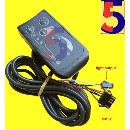 Ebike Parts ebike display 24V / 36V / 48V LED810 Display Level Meter Panel 4wires/6wires for electric bike / ebike / e-scooter