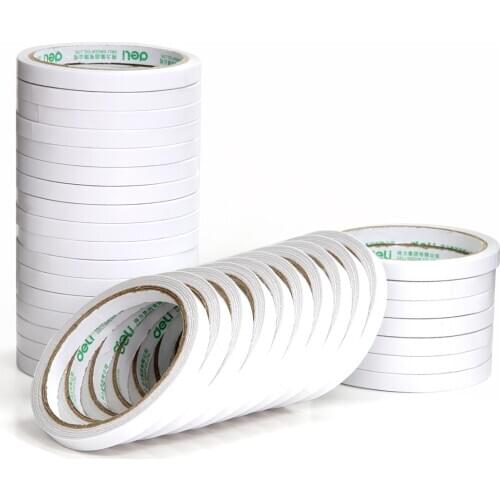 9mm high quality white super strong double sided tape super thin high adhesive cotton double sided tape school supplies