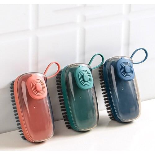 Kitchen Accessories Multifunctional Scrubbing Brush, Cleaning Brushes, Reusable Soft Laundry Clothes and Shoes Scrubbing Brush