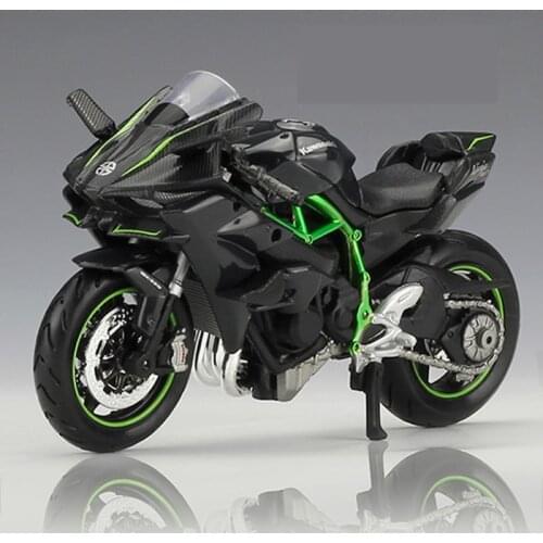 Lover 1:18 KAWASAKI NINJA H2 R Motorcycle Maisto Diecast Alloy Model Toy Black Ninja H2R Motorbike Detachable Collection