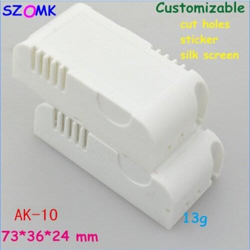 Small distribution box plastic box electronics (50 pcs) 73*36*24mm abs equipment case plastic enclosure for pcb