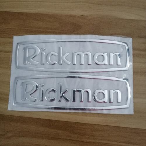 Emblems Stickers Decals 3D Silver Reflective Motorcycle Logos for Rickman