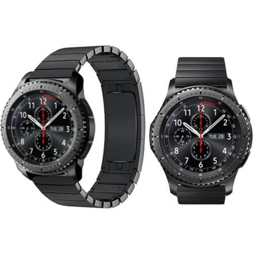 For Samsung galaxy watch Gear S3 Link Metal Steel Watch Band 22mm Watchbands Huawei Watch 2 Pro Watch Strap For Huami Amazfit