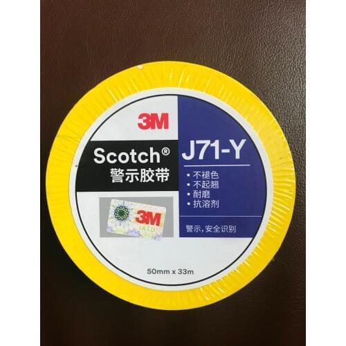 3M J71-R / J71-Y yellow red warning tape lane marking warehouse floor marking