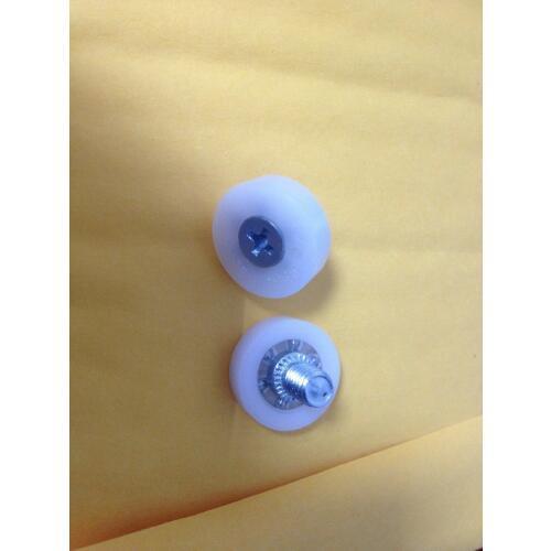 High quality Plastic pulley Drawer Pulley Screw wheel roller DR24-C3L3 M6 screw