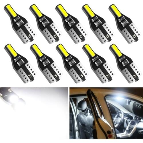 10x T10 W5W Led Bulb 194 168 Car Interior Bulb Light Reading Light For Lada Vesta Granta Kalina Niva Renault Duster Megane Xray
