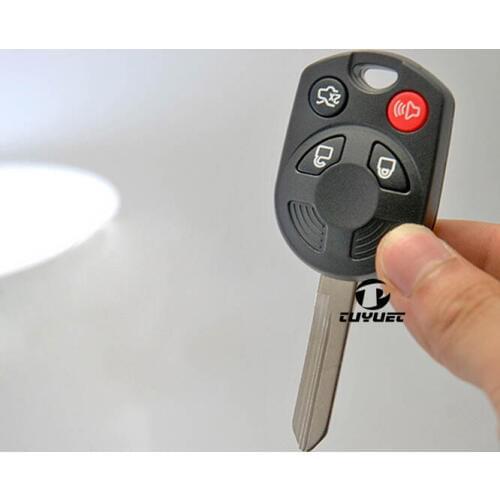 Blank Key Case 4 Buttons Replace For Ford Raptor Edge Escape Remote Key Shell