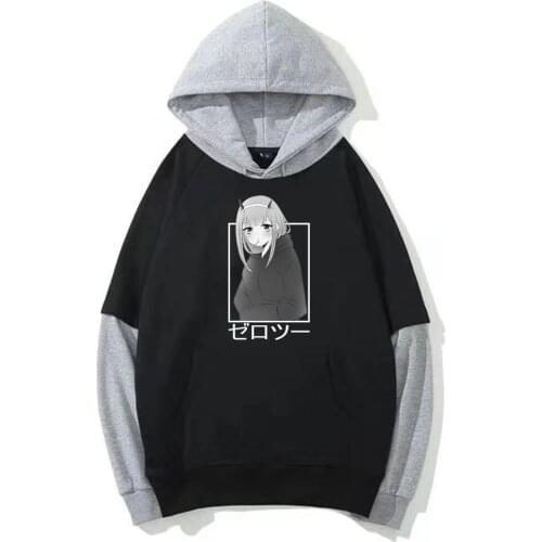 DARLING in the FRANXX ZERO TWO Graphic Print Unisex Autumn and winter Sweatshirt Mens/woman Top Hoodies