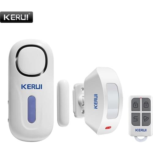 KERUI Smart Home Security Protection Alarm Door Window Sensor Wireless Detector With Remote Control For Home Office Shop Store