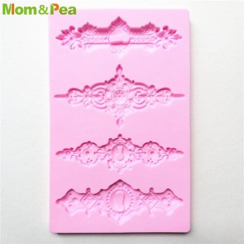 MPA2299 Deco Keyholes Shaped Silicone Mold Gum Paste Chocolate Ornamental Fondant Mould Cake Decoration Tools
