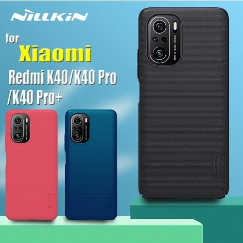 For Xiaomi Redmi K40 Pro Plus 5G Case Nillkin Super Frosted Shield Hard PC Phone Back Bag Cover on Redmi K40 Pro+ Funda Capa