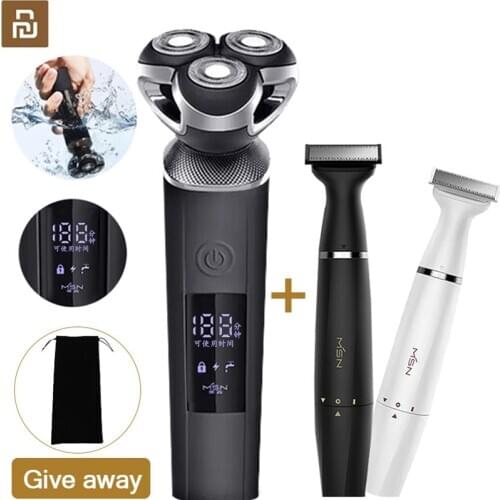 Electric shaver for men xiao-mi youpin electric razor Wet and dry beard trimmer Waterproof display Multifunctional beard shaver