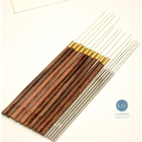 India Crochet Nail Bead Embroidery French Embroidery Front Beaded Crochet Needle