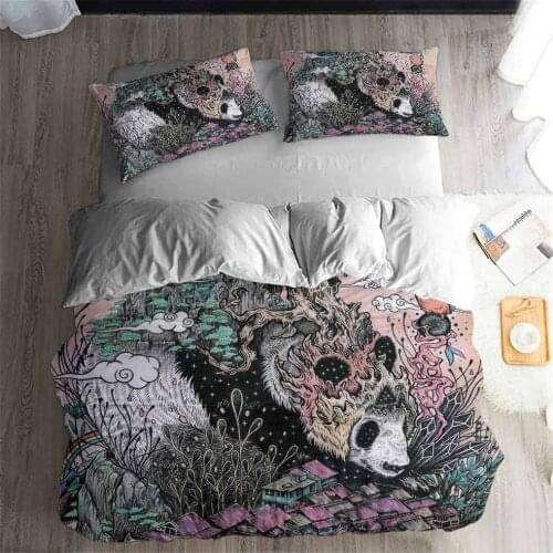 HELENGILI 3D Bedding Set Magic Monster series Art Print Duvet cover set bedclothes with pillowcase bed set home Textiles