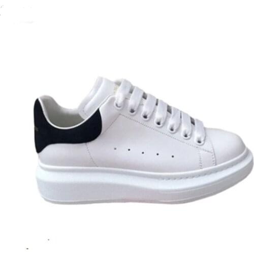 Women & Men Unisex Chunky Bottoms Flats Lace-up Sneaker Patchwork Brand Footwear Cow Split Leather Board Shoes Orange Yellow 45