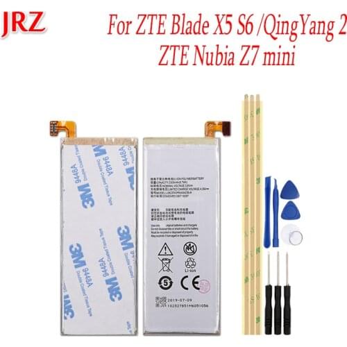 Li3823T43P6hA54236-H ​For ZTE Blade X5 Blade S6 QingYang 2 G717C G718C A880 B880 ZTE Nubia Z7 mini NX507J Battery Batterij+Tools