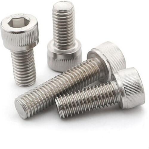 M3 series 100pcs Stainless steel hex socket screws M3*22/25/28-50 mm cylinder head bolt, cup head screws