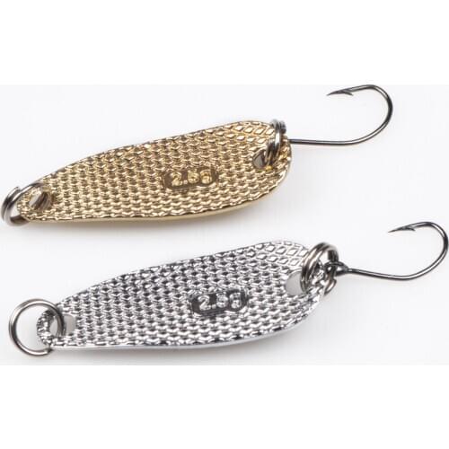 Metal Sequin Artificial Fishing Bait Spoons Single Hook Fish Lure Curve Tackle Fishing Tools Equipment Gifts For Fishing Lovers