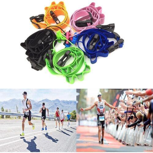 Men Women Triathlon Marathon Race Number Belt Running Waist Pack Cloth Bib Holder Belt Motor Running Outdoor sports