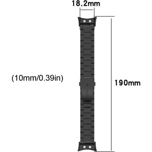Stainless Steel Watch Band Wrist Strap for -Garmin Forerunner 45 45S Swim 2 F3MD