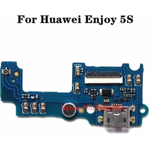 Original USB Charging Dock Port Flex cable For Huawei Enjoy 5S TAG-AL00 CL00 TL00 USB Charger plug board + Microphone Connector
