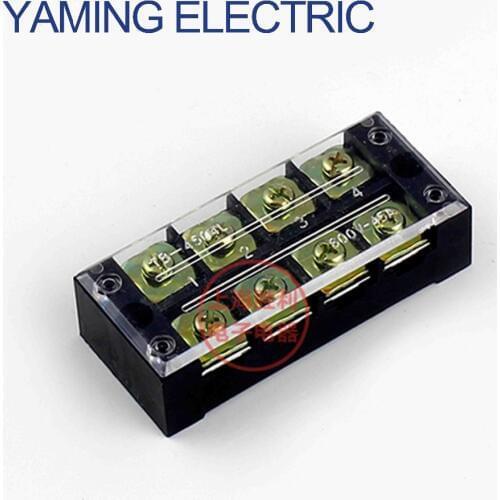 P147 600V 45A TB-4504 Panel Mount Fixed Barrier 4 Position 8 screws Terminal Block Connector terminator terminales