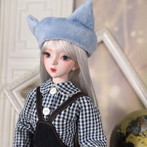 DBS 1/3 BJD 62cm joint body with hand-painted face clothes shoes wig and head can open, cute cat series girl gift toy diy SD