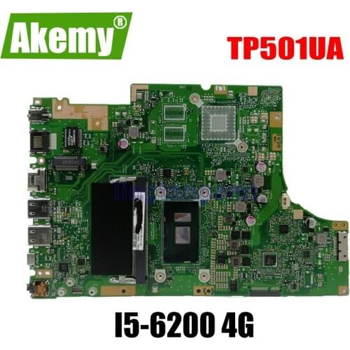 TP501UA Motherboard I5-6200 Onboard 4GB RAM For Asus TP501UA TP501U TP501UQ TP501UB Laptop Motherboard TP501UA Mainboard Test OK
