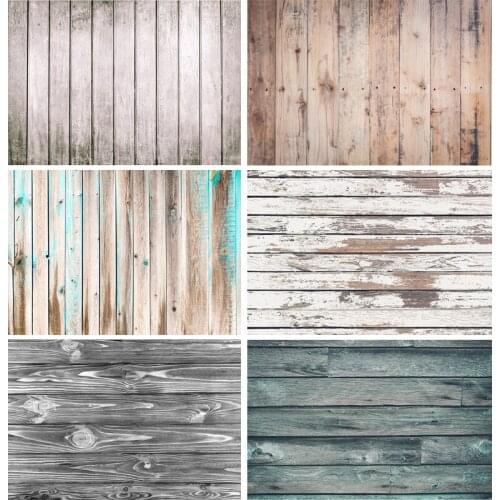 ZHISUXI Vinyl Retro Wood Plank Vintage Baby Portrait Photography Backdrops For Photo Studio Background Props 21318WQ-59