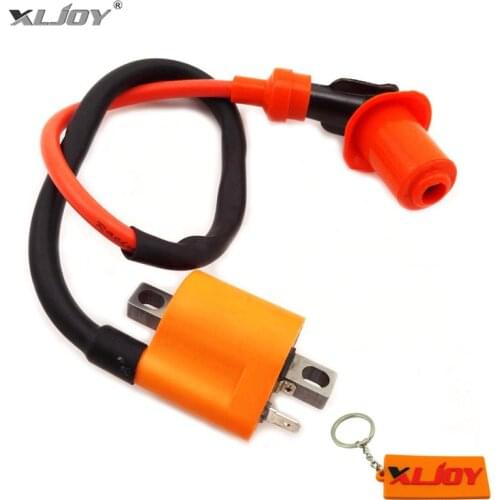 XLJOY Ignition Coil Racing CG Orange For CRF150 CRF230 XL250 XL250R RM125 RM250 Dirt Pit Bike Motocross Motorcycle