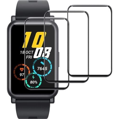 3pcs 3D Curved Full Coverage Screen Protector for 2020 Huawei Honor Watch ES Protective Film (Not Tempered Glass ) Anti-Scratch