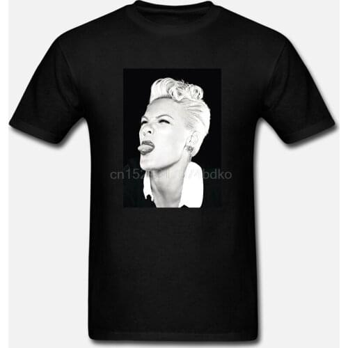 Singer Pink Women T-shirt Alecia Beth Moore P!nk Pop Rock R&B Music Finger W161