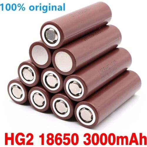 1-10 100%Original HG2 18650 3000mAh battery 18650 battery HG2 3.6V dedicated For hg2 Power Rechargeable battery for battery pack