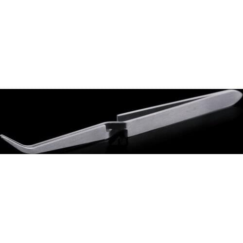 1Pc Nail Art Stainless Steel Cross Action Tweezer Multifunctional Shaped Nail Clip Acrylic UV Gel Curve Fixed Pinch Curve Nipper