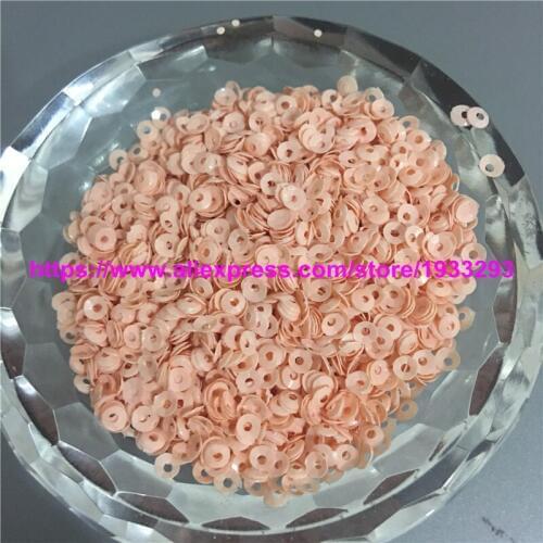 5000Pcs Light Pink Cup Loose Sequins Sewing Crafts For Christmas Decoration Ornament Garment Shake Cards and nail arts