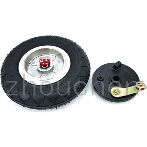 8 inch front wheel scooter with drum brake 200x50 pneumatic scooter tires for Xiaomi Mijia M365 scooter tires
