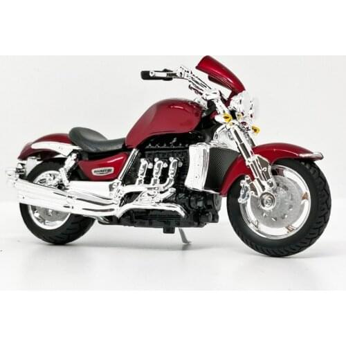 Bburago 1:18 Triumph Rocket III red Model Bikes Die-cast Motorcycle