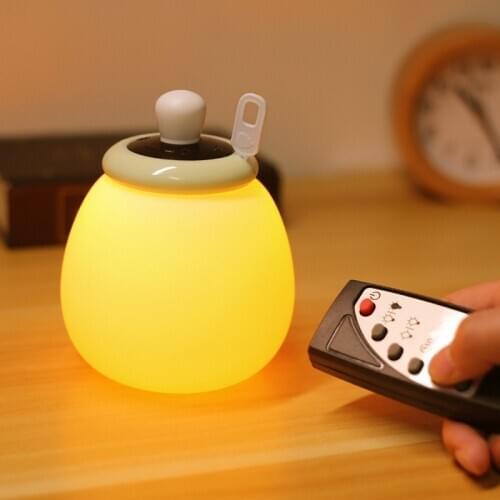 Bottle Nightlight Usb Plug-in Charging Remote Control Baby Feeding Regular Half Sleep Eye Protection Lamp Reading Light Wake Up