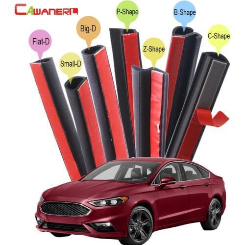 Cawanerl Whole Car Rubber Sealing Seal Strip Kit Weatherstrip Noise Control For Ford 500 Fusion Ka Taurus SHO Crown Victoria