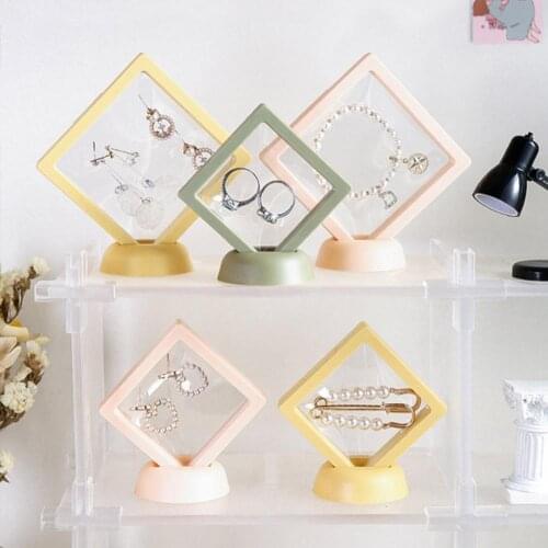 Colorful 3D Floating Picture Frame Shadow display film suspensiony storage transparent box Jewelry Bracelet packaging box