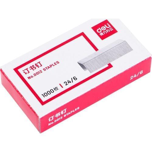 Deli 1 box Staple #12 24/6 Unified Standard Staple Universal Staples
