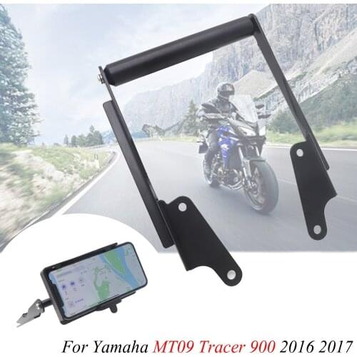 For Yamaha MT 09 MT09 Tracer 900 2016 2017 New GPS Smart Phone Navigation Mount Mounting Bracket Adapter Holder